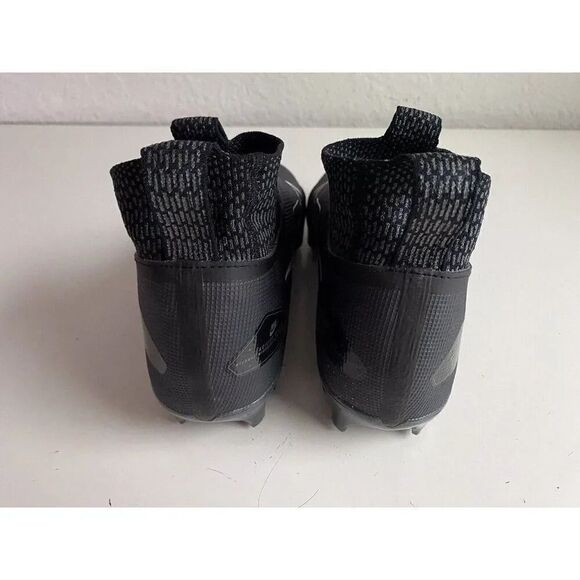 Men's  Sz 11.5 Nike Alpha Menace Elite 3 Black Football Cleats CT6648-010 NEW - Picture 9 of 14